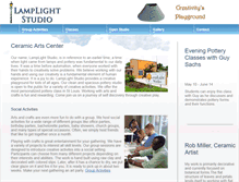 Tablet Screenshot of lamplightstudio.com